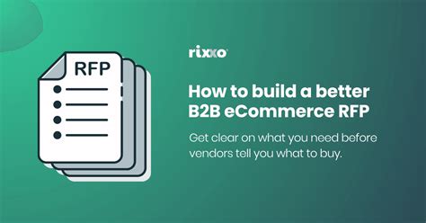 B2b Ecommerce Rfp Template