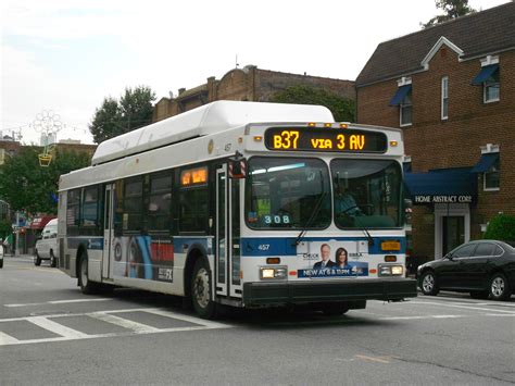 B37 bus. The proposed B37 Local runs between Fort Hamilton and the Downtown Brooklyn. The current length of the B37 route is 6.2 miles. This would not change under the Draft Plab. In the existing route, the average stop spacing is 828 feet. 