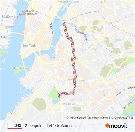 TIP: Enter an intersection, bus route or bus stop code. Route: B15 Bedford Stuyvesant - JFK Airport. via Marcus Garvey Blvd / New Lots Av. Choose your direction: to BED-STUY WOODHULL HOSPITAL; to JFK AIRPORT . B15 to BED-STUY WOODHULL HOSPITAL. LEFFERTS BL/AIRTRAIN STATION ; LINDEN BL/79 ST ;. 