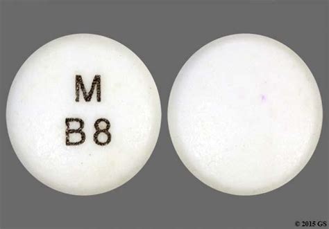 B8 Round Pill This medication is strictly controlled the same as