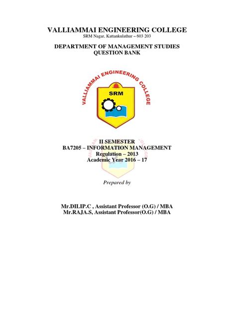 BA7205 Information Management pdf