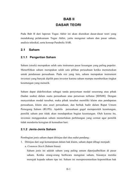 BAB 2 DASAR TEORI - wintechmobiles.com