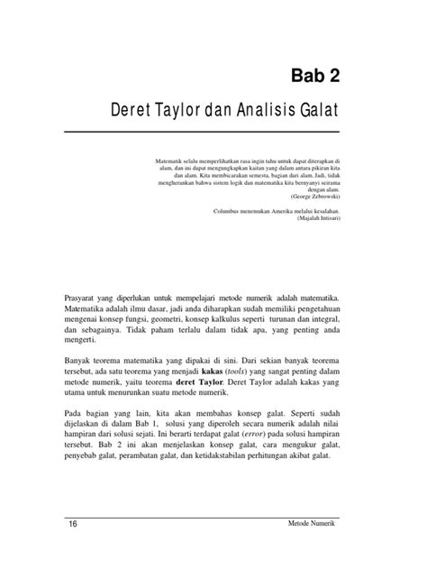 BAb- 02 Deret Taylor dan Analisis Galat.doc - wintechmobiles.com