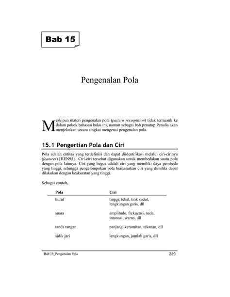 Bab-15_Pengenalan Pola.doc - Institut Teknologi Bandung - coolestguyplanet.net