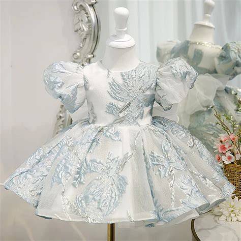 Baby Girl Floral Puff-Sleeve Dress - Ivory - Carter's - muktibox.com