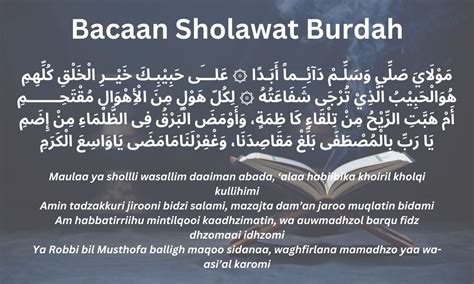 bacaan sholawat burdah lengkap pdf - elchoricharrua.com