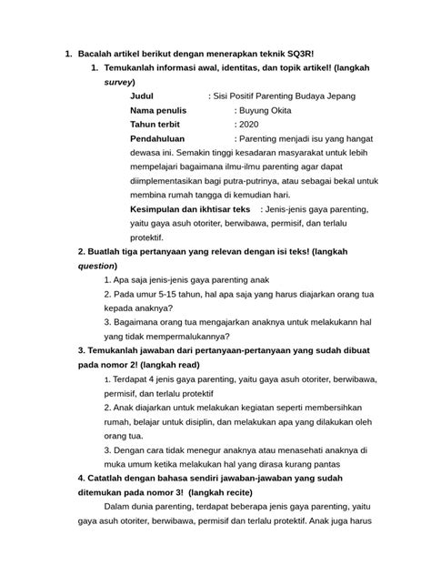 Bacalah artikel berikut untuk menerapkan teknik SQ... - Roboguru - wintechmobiles.com