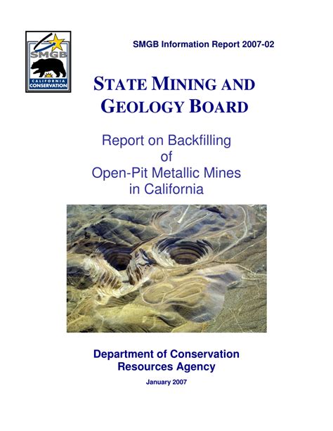 Backfilling of Open-Pit Metallic Mines Regulations - raincitystudios.com