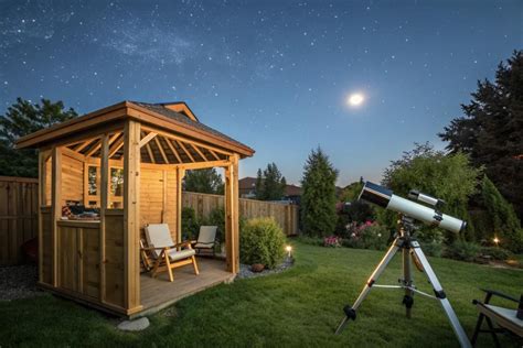 Backyard Observatory - Deciding on the Basic Layout - wintechmobiles.com