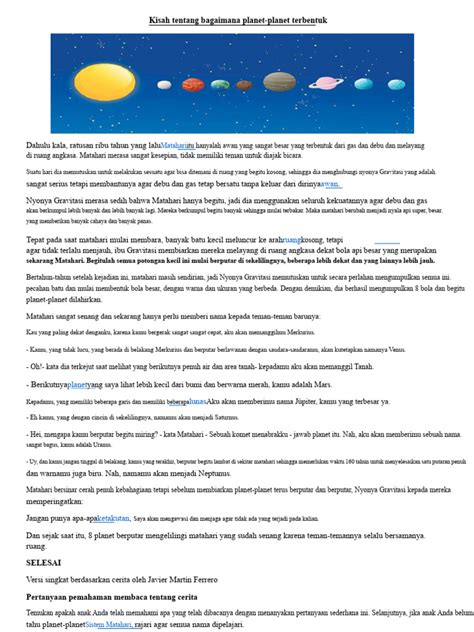 Bagaimana planet terbentuk - wintechmobiles.com