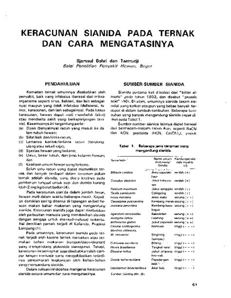 Bahaya Keracunan Sianida - wintechmobiles.com