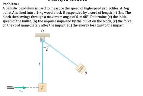 Ballistic Pendulum Physics Problems - Conservation of ... - wintechmobiles.com