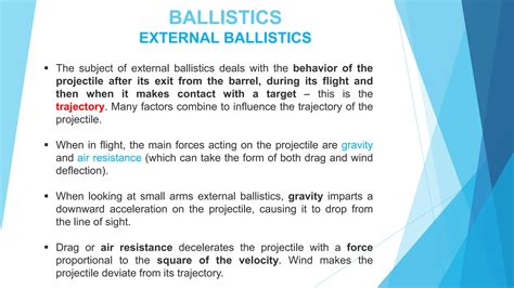 Ballistics: The Science of Projectile Motion - wintechmobiles.com