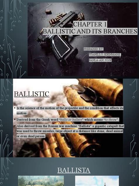 Ballistics: Understanding the Science Behind Projectile Motion - wintechmobiles.com