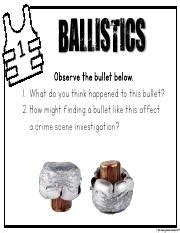 Ballistics in Crime Scene Investigation - wintechmobiles.com