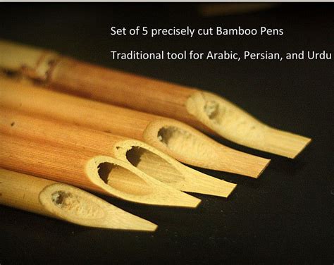 Bamboo Pens for Arabic Calligraphy - muktibox.com