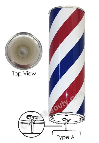 Barber Pole Parts - Cache Beauty - muktibox.com