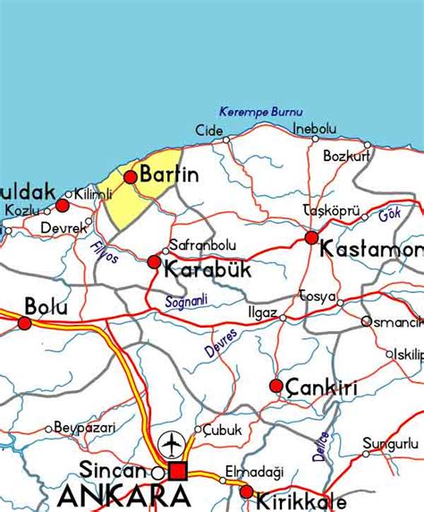 BARTIN 1. NOTERLİĞİ (Nurcan Kurtoğlu) Harita Noterler Bartın .