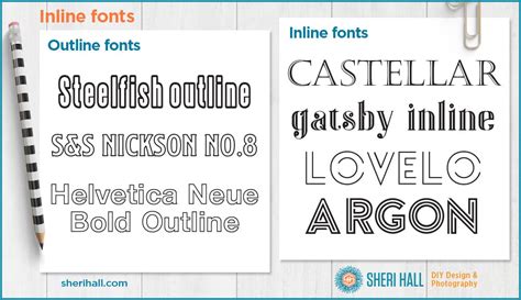 Basic > Outline, Inline Fonts - FontYukle - muktibox.com