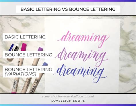 Basic Bounce Lettering - Amy Latta Creations - muktibox.com