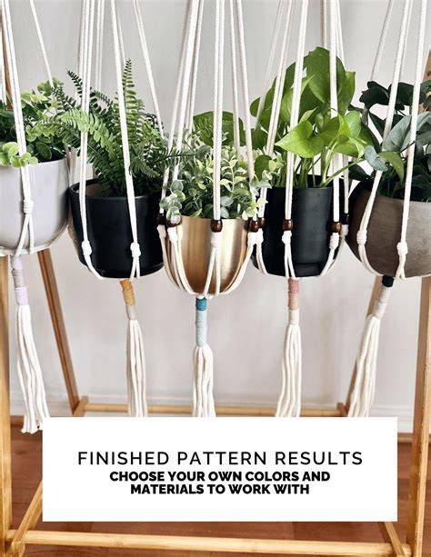 Basic Plant Hanger - Free Macrame Patterns - raincitystudios.com
