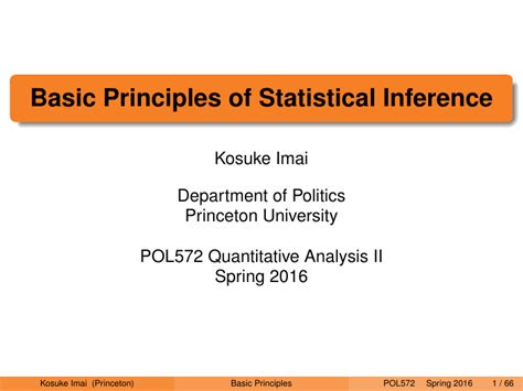 Basic Principles of Statistical Inference - Harvard University - coolestguyplanet.net