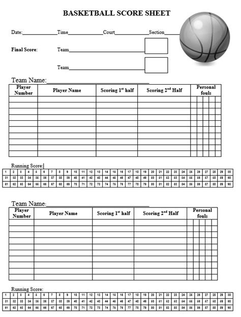 Full Download Basketball Stats Notebook 100 Pages Blank Work Sheet For 50 Games By Mike Murphy
