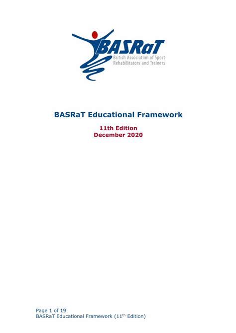 BASRaT Educational Framework