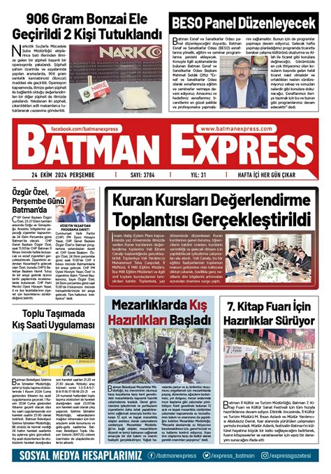 BATMAN EXPRESS. COM GAZETESİ.