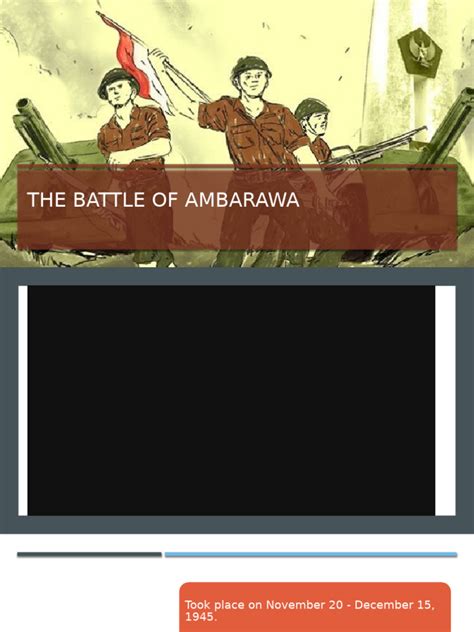 Battle of Ambarawa - wintechmobiles.com