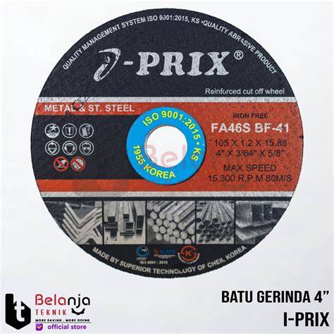 Batu Gerinda / Mata Cutting Wheel i-Prix / I-PRIX - 100x6x15 - raincitystudios.com