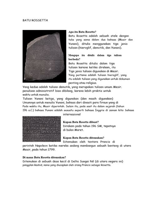 Batu Rosetta - Wikiwand - wintechmobiles.com