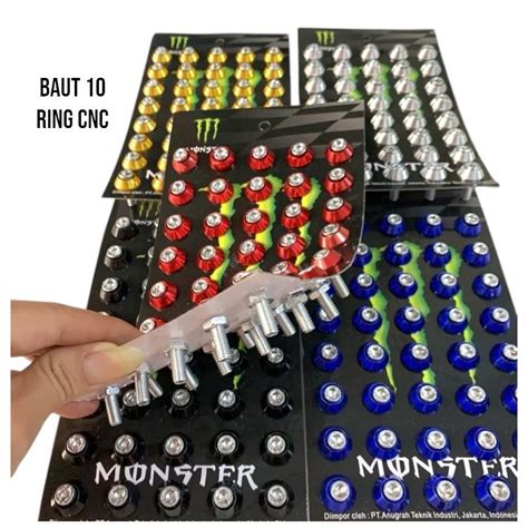 Baud Variasi Monel Baut 10 L Plat Nomor CNC Impor - raincitystudios.com