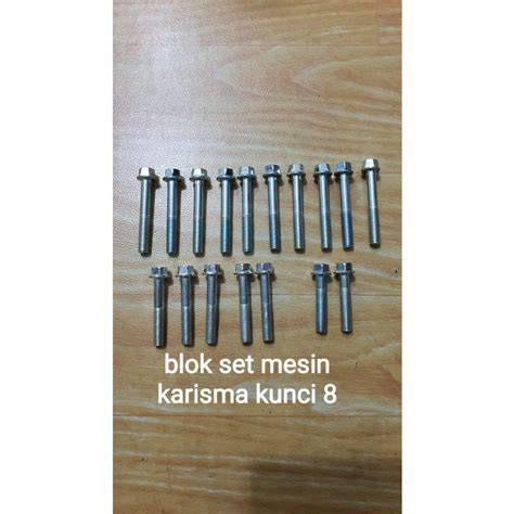 Baut Blok Mesin 1 Set Kunci 8 Smash - Spesifikasi - raincitystudios.com