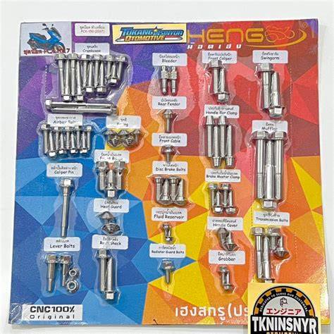 Baut Full Set Probolt Heng Ori Stainless Thailand - raincitystudios.com