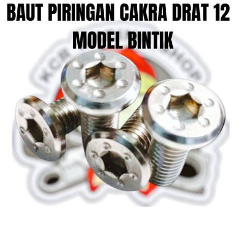 BAUT PIRINGAN CAKRAM CROME DRAT 12 2CM BINTIK FULL … - raincitystudios.com