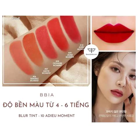 BBIA Blur Tint Series 2, Deep Classic Red (10 ADIEU …