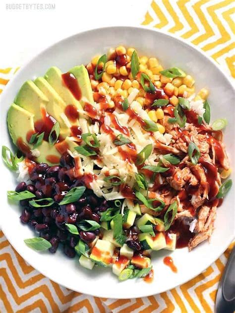 BBQ Chicken Burrito Bowls Budget Bytes Bloglovin’