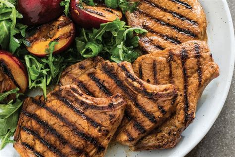 BBQ recipe: Grilled Pork Chops with Plums from America’s Test Kitchen