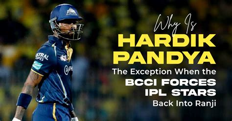 Makenik Porn Video - BCCI Forcing IPL Stars Back To Ranji Trophy: Why Hardik Pandya In An  Exception?