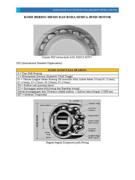 Bearing Motor Pilihan Terlengkap & Produk Terbaru - raincitystudios.com
