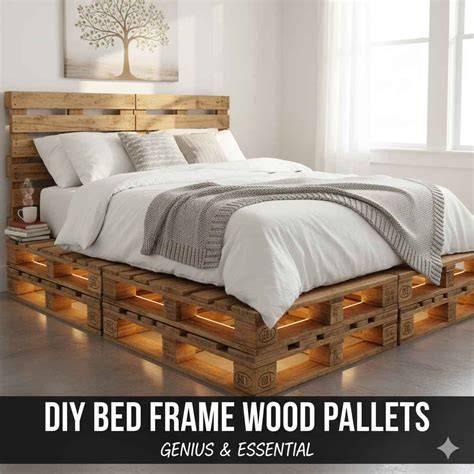 Bed Frame From Wood Pallets - Agrony Trading LLC - raincitystudios.com
