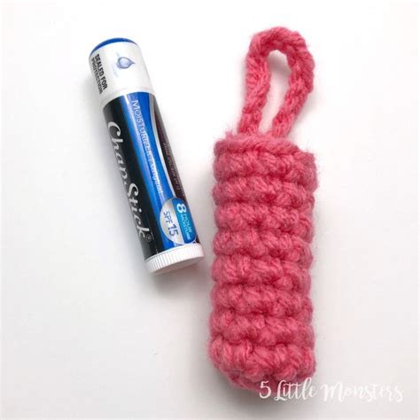 BEGINNER CROCHET Chapstick Holder Tutorial Simple Crochet Projects