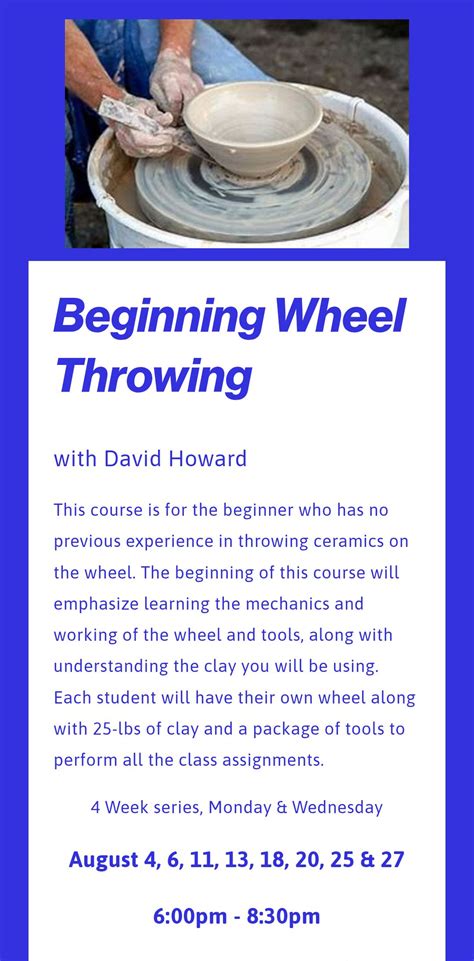 Beginning Wheel Throwing - muktibox.com