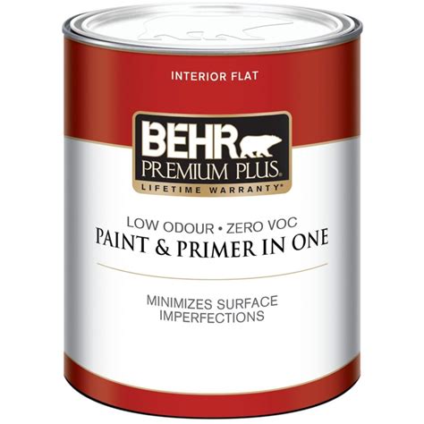 BEHR PREMIUM PLUS Interior Flat Paint & Primer - Ultra Pure …