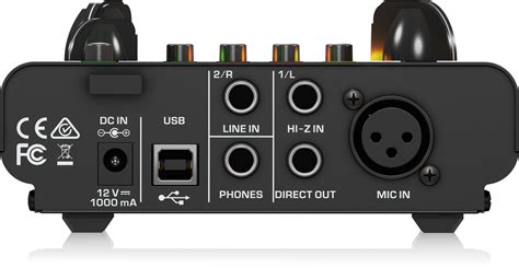 BEHRINGER MIC500USB P0B4N Product Information Document