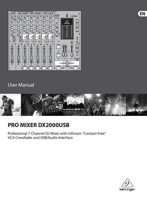 BEHRINGER PRO MIXER DX2000USB USER MANUAL Pdf …