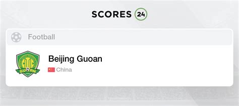 Beijing Guoan Results - Form and League Position History - muktibox.com
