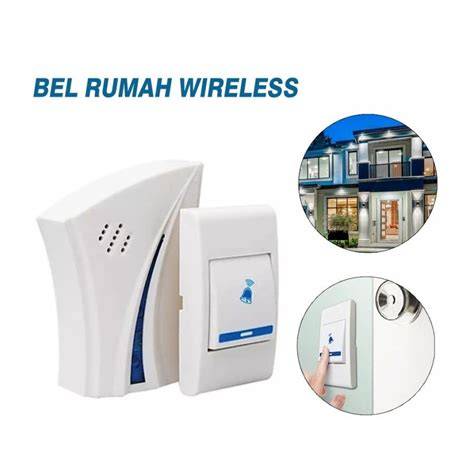 BEL PINTU RUMAH WIRELESS / DOOR BELL TANPA KABEL - raincitystudios.com