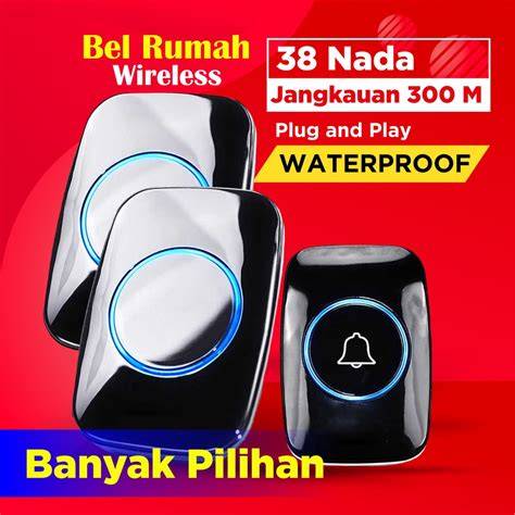 Bel Rumah Digital LISTIRK Wireless Remote - Merk tidak selalu sama - raincitystudios.com